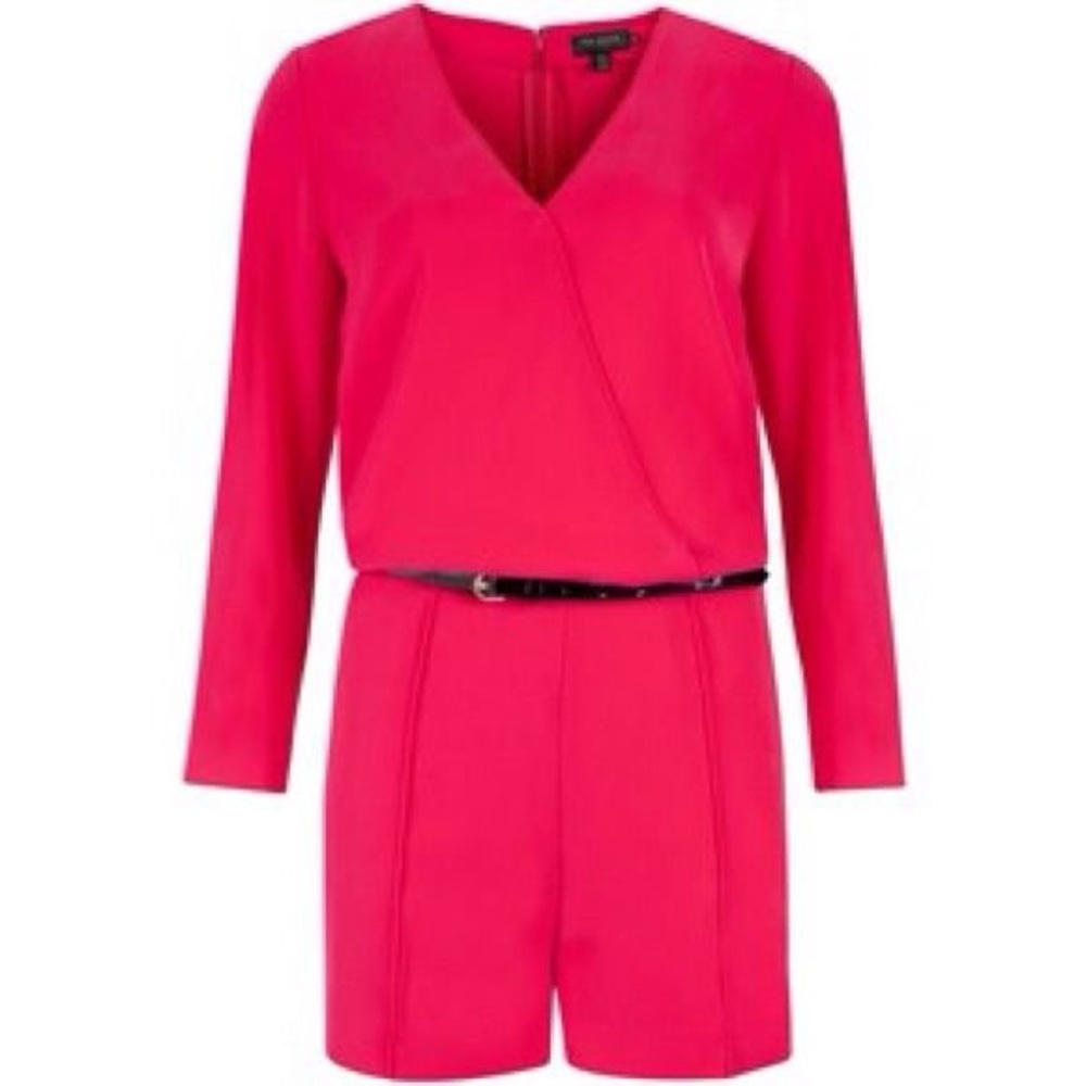 NWT. Ted Baker deep pink Ariyell Romper